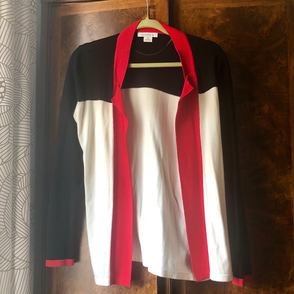 Color-blocked Liz Claiborne Sweater
